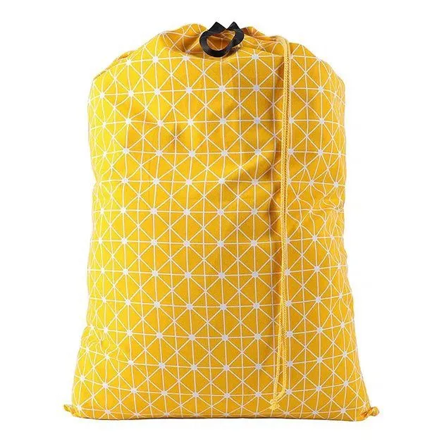 Saco de cordão para lavanderia resistente