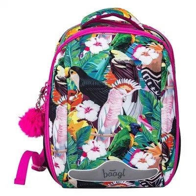 Mochila escolar com estampa completa para meninas