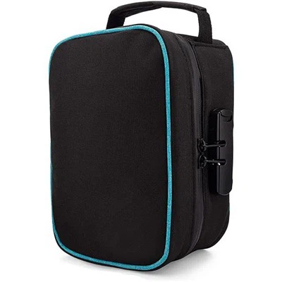 Bolsa de remédios com trava